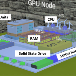 an illustration of an electronic chip